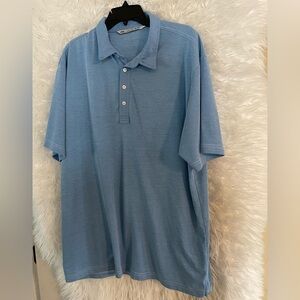 Travis Mathew Men’s Short Sleeve Polo Shirt with Pima Cotton/Polyester. XXL